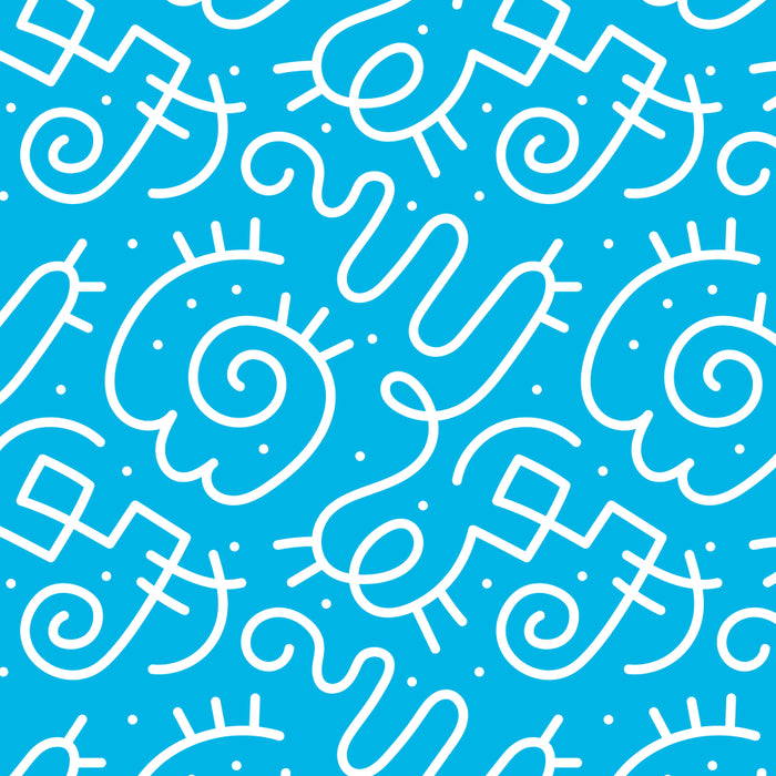 Fun abstract line doodle art pattern Coffee Mug Gallery Image 2