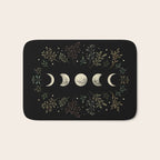 Moonlight Garden - Olive Green Bath Mat Gallery Image 1