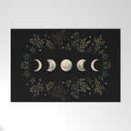 Moonlight Garden - Olive Green Welcome Mat Gallery Image 1