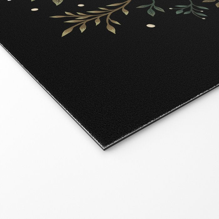 Moonlight Garden - Olive Green Welcome Mat Gallery Image 2