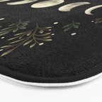 Moonlight Garden - Olive Green Bath Mat Gallery Image 3