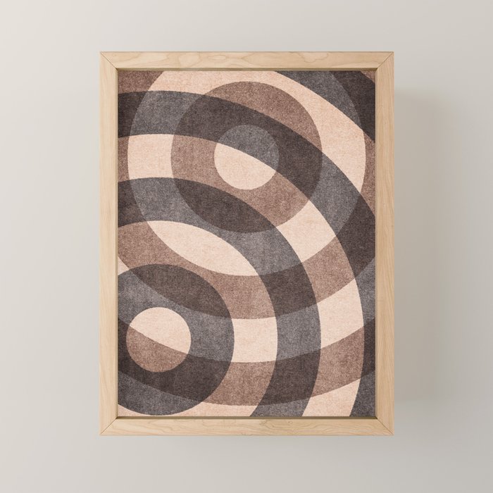 ABSTRACT ALPHABET / Decorative O Mini Art Print Gallery Image 1