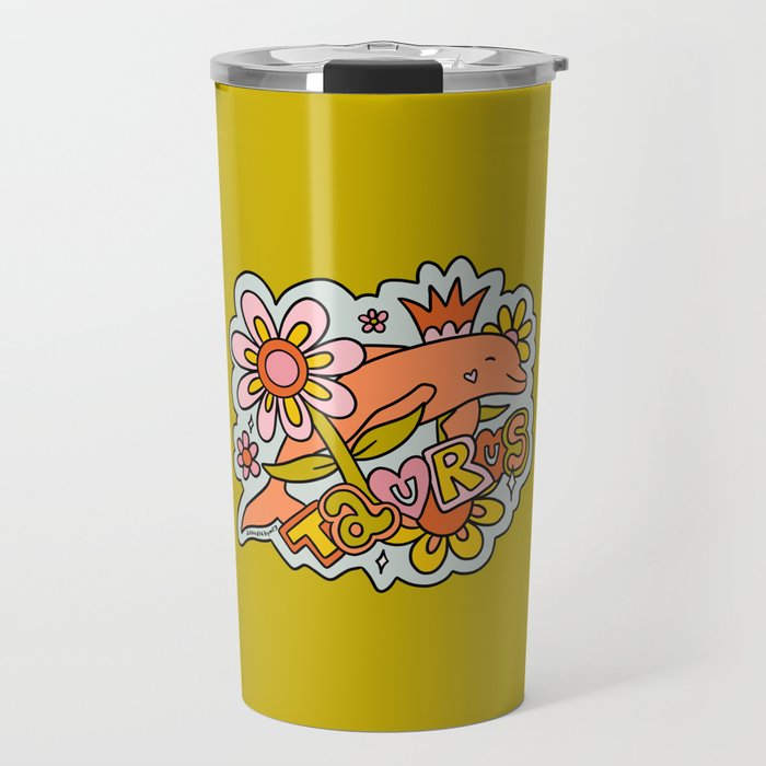 Taurus Dolphin Travel Mug Gallery Image 1