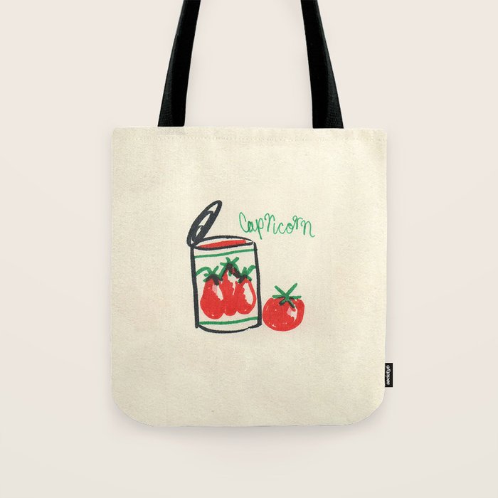 capricorn tomato Tote Bag Gallery Image 1