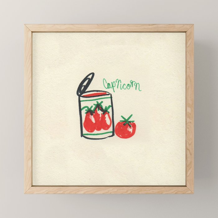 capricorn tomato Mini Art Print Gallery Image 1