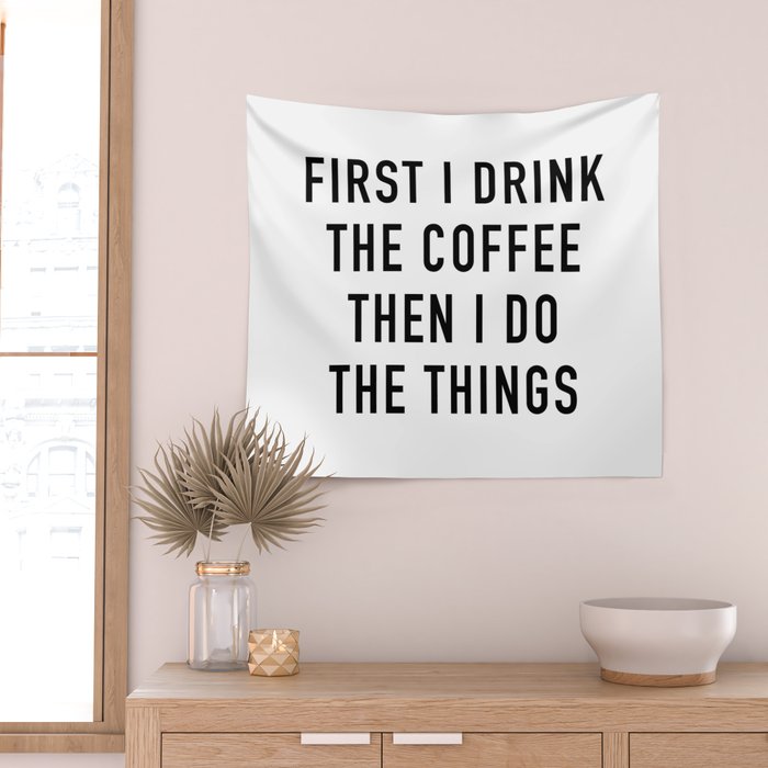 Coffee Wall Tapestry Gallery Image 2