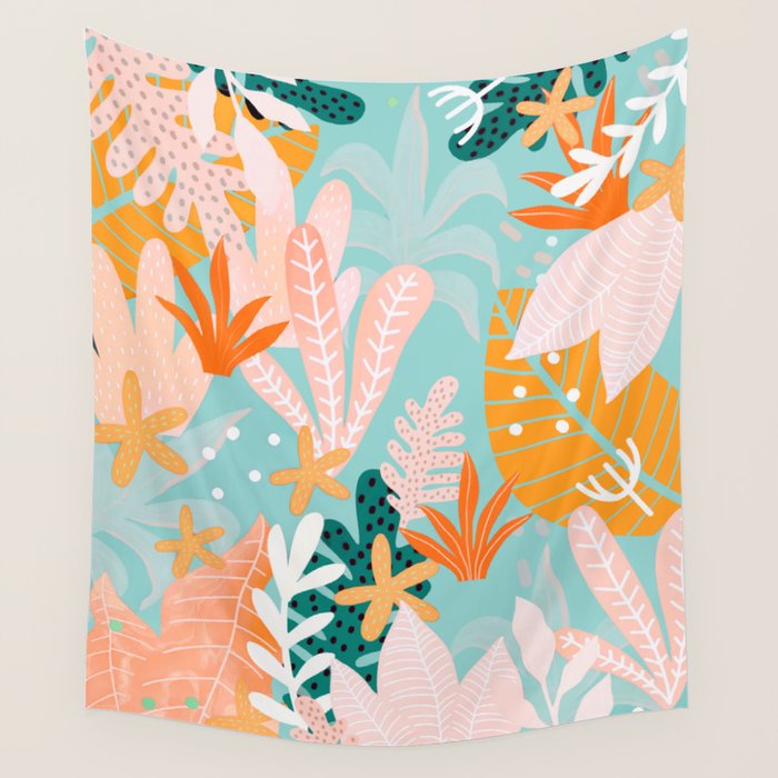 Into the jungle - dusk Wall Tapestry Gallery Image 4