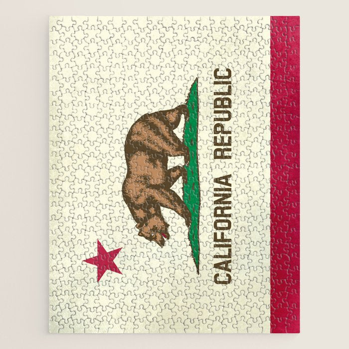 California Republic Flag Jigsaw Puzzle Gallery Image 1
