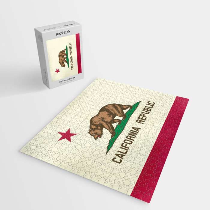 California Republic Flag Jigsaw Puzzle Gallery Image 2