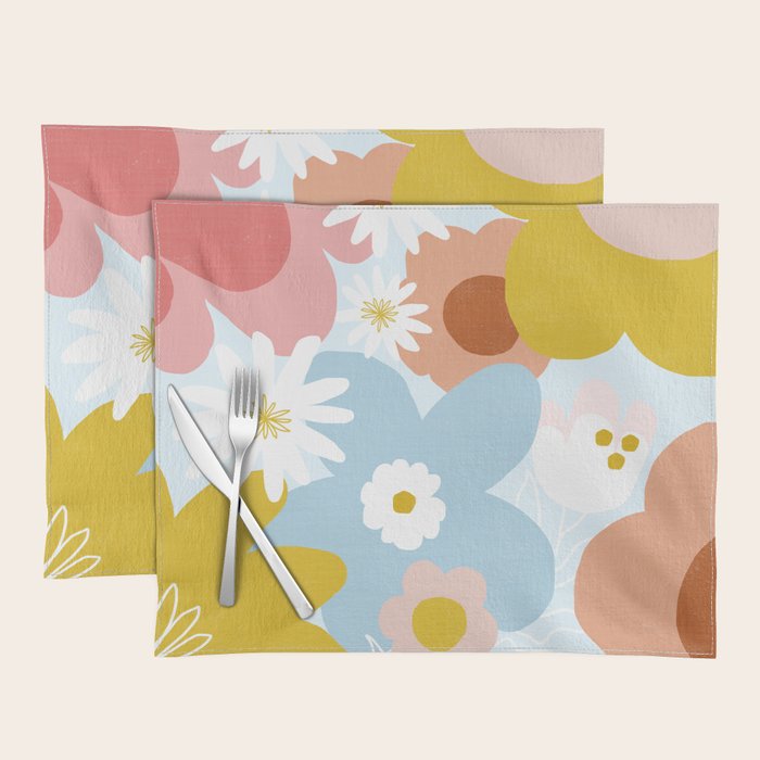 Bohemian bloom Placemat Gallery Image 1