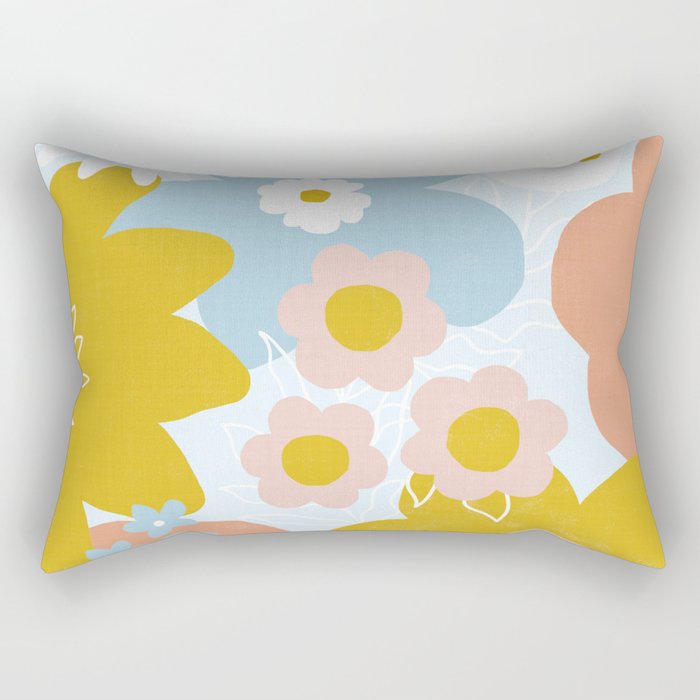 Bohemian bloom Rectangular Pillow Gallery Image 2
