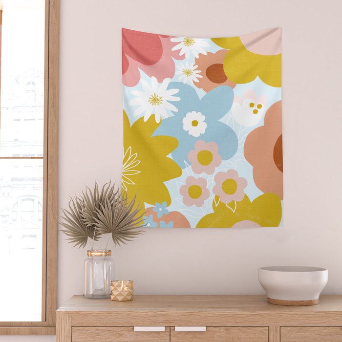 Bohemian bloom Wall Tapestry Gallery Image 2