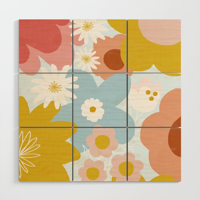 Bohemian bloom Wood Wall Art Gallery Image 1