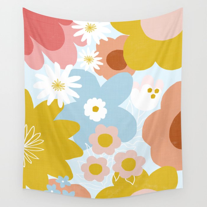 Bohemian bloom Wall Tapestry Gallery Image 4