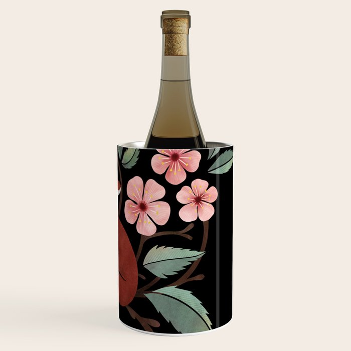Fox in Cherry Blossoms Wine Chiller Gallery Image 3