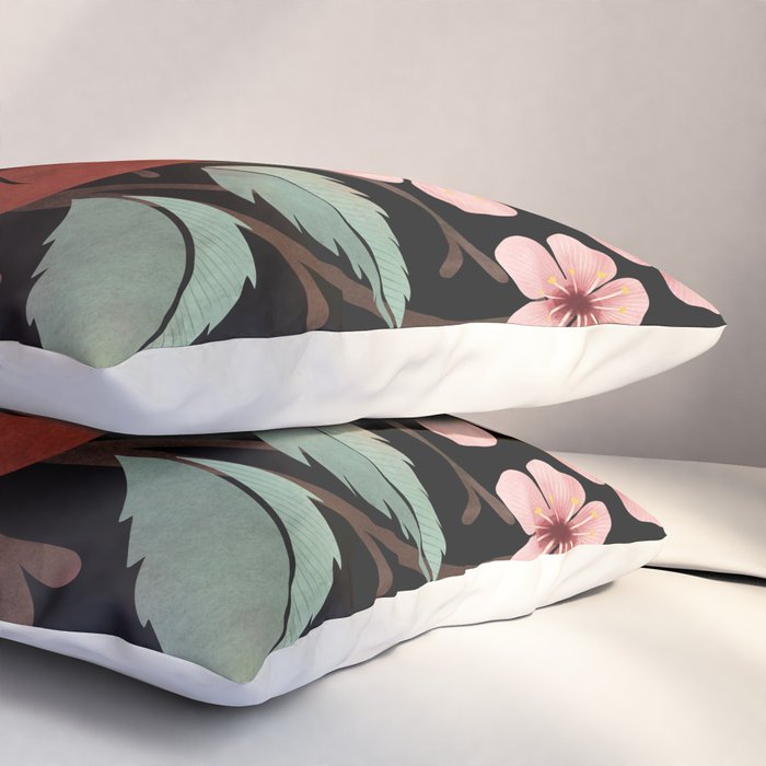 Fox in Cherry Blossoms Pillow Sham Gallery Image 3
