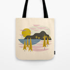 Alpine Forest Landscape Tote Bag Gallery Image 1