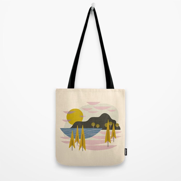 Alpine Forest Landscape Tote Bag Gallery Image 2