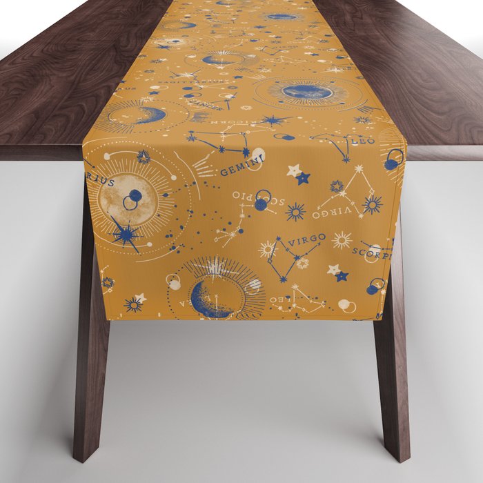 Zodiac abstract YB 1 Table Runner Gallery Image 1