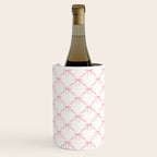 Bows & Ribbons Pattern I Pastel Pink Wine Chiller Gallery Image 1