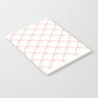 Bows & Ribbons Pattern I Pastel Pink Notebook Gallery Image 2
