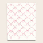 Bows & Ribbons Pattern I Pastel Pink Notebook Gallery Image 4
