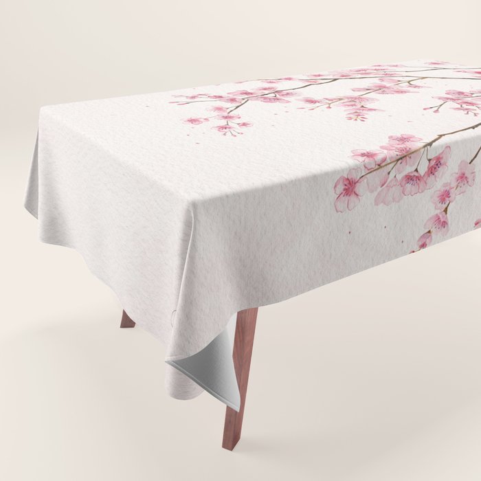 Can You Feel Spring? - Cherry Blossom  Tablecloth Gallery Image 1