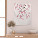 Can You Feel Spring? - Cherry Blossom  Wall Tapestry Gallery Image 2