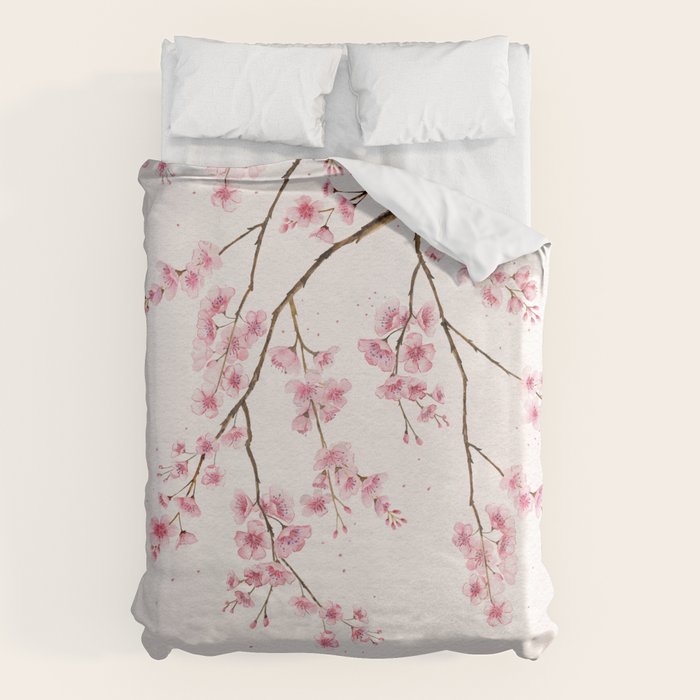 Can You Feel Spring? - Cherry Blossom  Duvet Cover Gallery Image 6