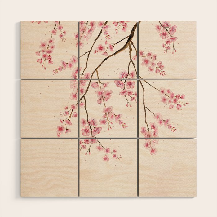 Can You Feel Spring? - Cherry Blossom  Wood Wall Art Gallery Image 1