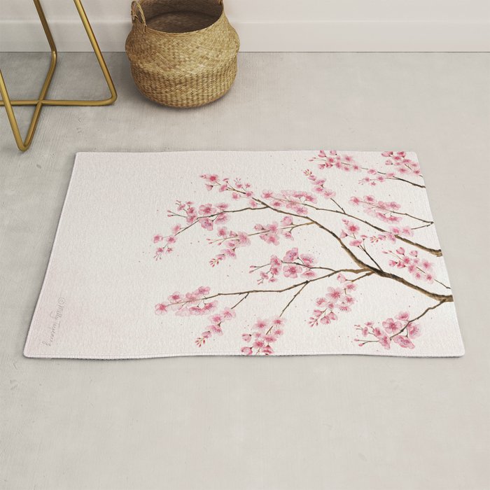 Can You Feel Spring? - Cherry Blossom  Rug Gallery Image 1