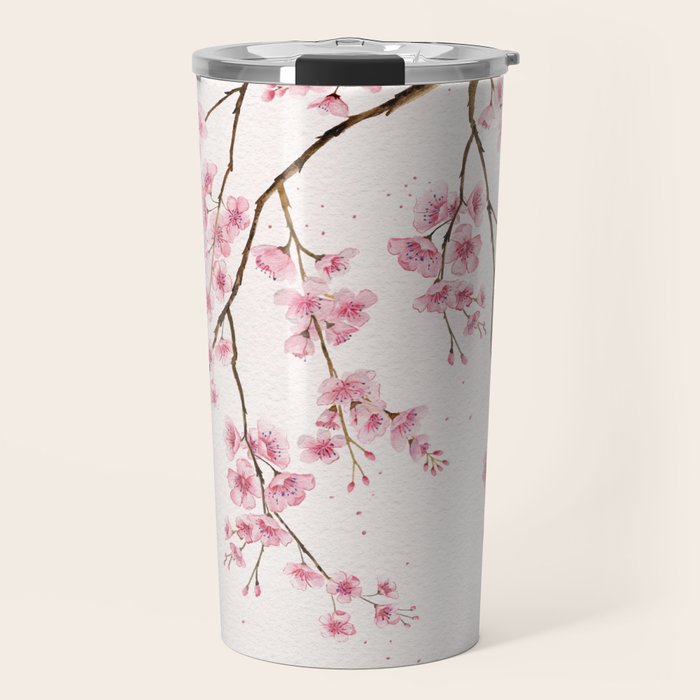 Can You Feel Spring? - Cherry Blossom  Travel Mug Gallery Image 1