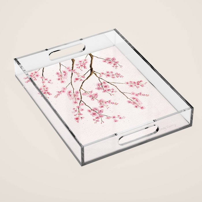 Can You Feel Spring? - Cherry Blossom  Acrylic Tray Gallery Image 1