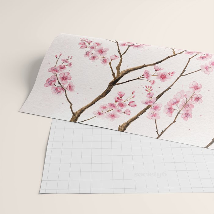 Can You Feel Spring? - Cherry Blossom  Wrapping Paper Gallery Image 2