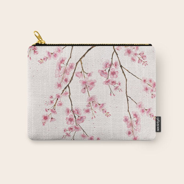 Can You Feel Spring? - Cherry Blossom  Carry All Pouch Gallery Image 1