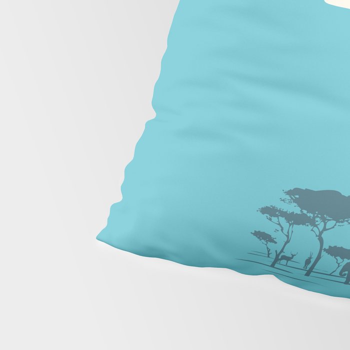 I'm like a bird (blue) Pillow Sham Gallery Image 4
