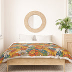 70s Retro Floral - Bold Duvet Cover Gallery Image 3