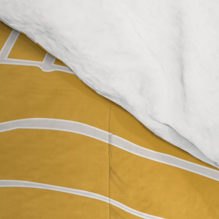 Strokes 02: Tulip Yellow Edition  Comforter Gallery Image 4
