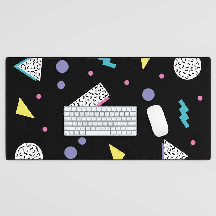 Memphis pattern 45 - 80s / 90s Retro Desk Mat Gallery Image 1