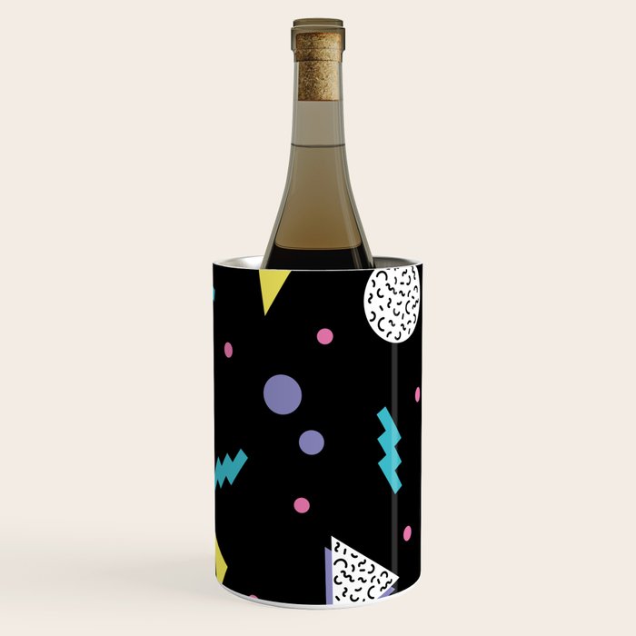 Memphis pattern 45 - 80s / 90s Retro Wine Chiller Gallery Image 3