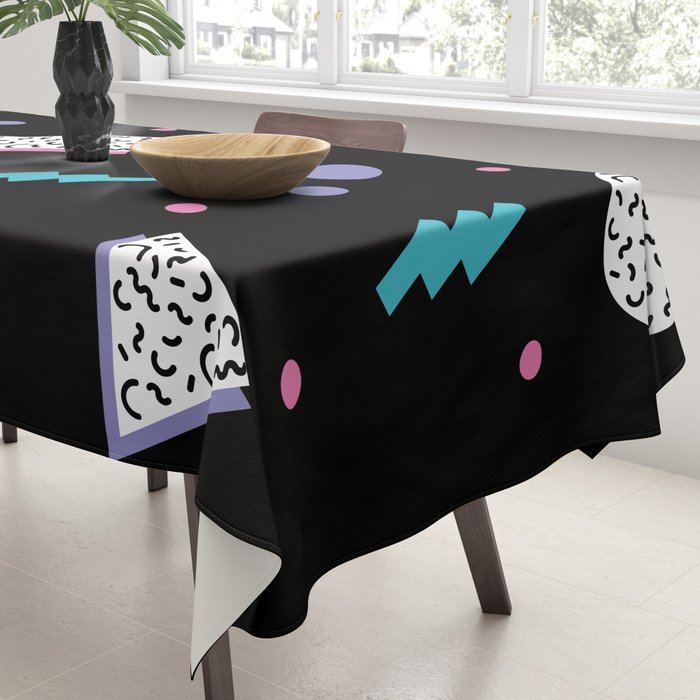 Memphis pattern 45 - 80s / 90s Retro Tablecloth Gallery Image 3