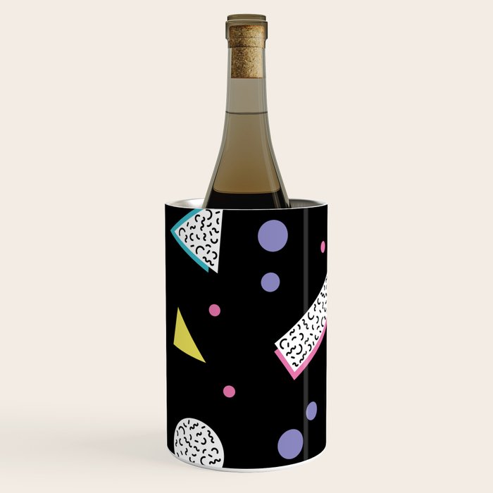 Memphis pattern 45 - 80s / 90s Retro Wine Chiller Gallery Image 2