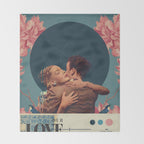 Our Love tore Time to Pieces Throw Blanket Gallery Image 2