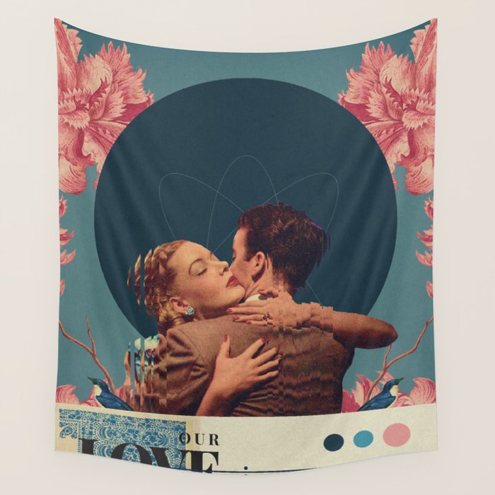 Our Love tore Time to Pieces Wall Tapestry Gallery Image 4