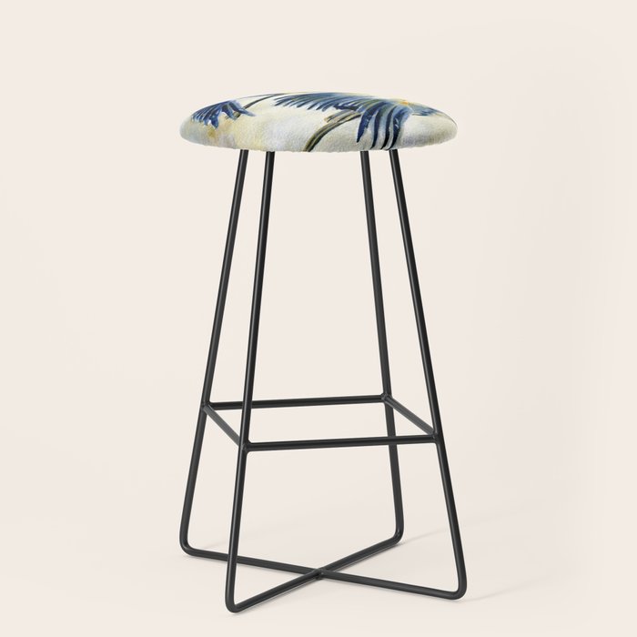 Flying Together - Great Blue Heron Stool Gallery Image 1