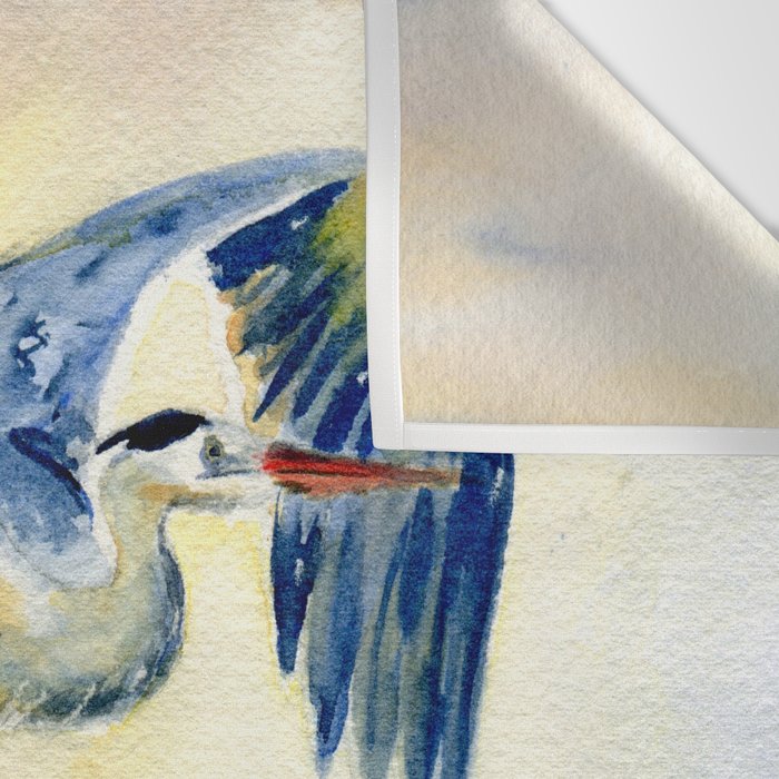 Flying Together - Great Blue Heron Wall Tapestry Gallery Image 3