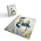 Flying Together - Great Blue Heron Jigsaw Puzzle Gallery Image 2