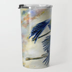 Flying Together - Great Blue Heron Travel Mug Gallery Image 3