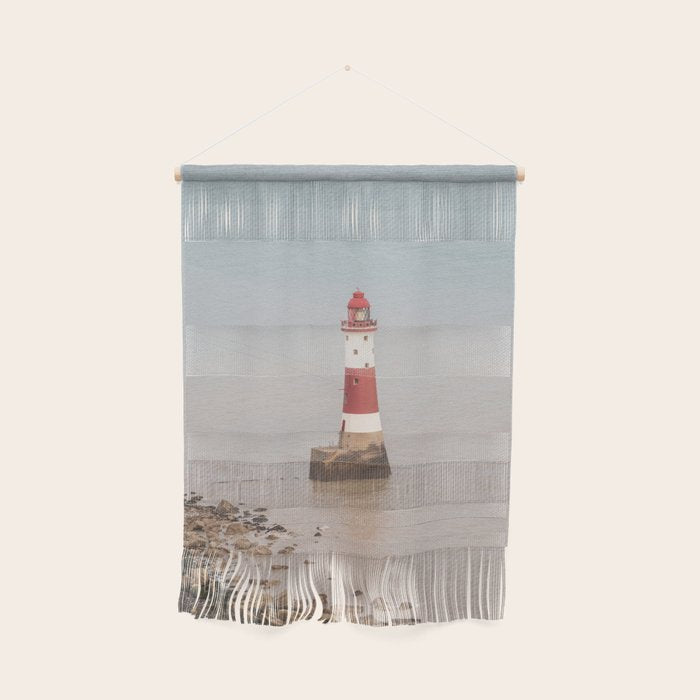Beachy head lighthouse at Seven Sisters in the UK - coastal heritage - summer travel photography Wall Hanging Gallery Image 1