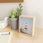 Beachy head lighthouse at Seven Sisters in the UK - coastal heritage - summer travel photography Mini Art Print Gallery Image 2